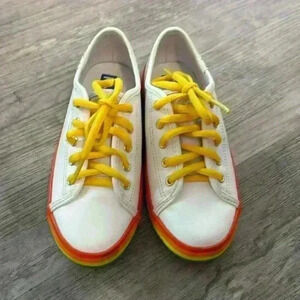Keds leather upper kids shoes